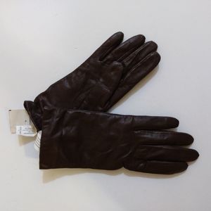 Isotoner Women's Brown Soft Leather New Gloves Size 7